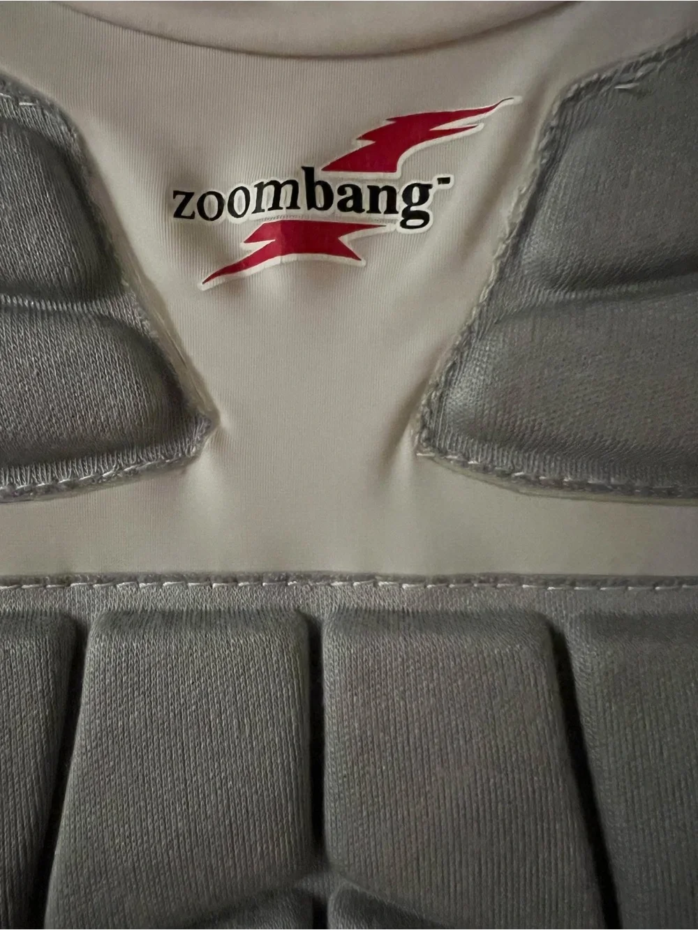 Zoombang athletic integrated youth/men sport shirt with protective pads size S